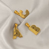 Wholesale Jewelry Stainless Steel Gold Plated English Letter Pendant Necklace