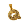 Wholesale Jewelry Stainless Steel Gold Plated English Letter Pendant Necklace