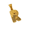 Wholesale Jewelry Stainless Steel Gold Plated English Letter Pendant Necklace