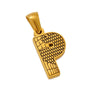 Wholesale Jewelry Stainless Steel Gold Plated English Letter Pendant Necklace
