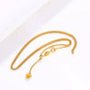 Wholesale Jewelry Stainless Steel Gold Plated Heart Tassel Women's Necklace