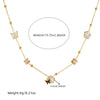Wholesale Jewelry Stainless Steel Gold Plated Plants And Flowers Pattern Accessories Set For Women