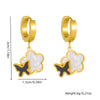 Wholesale Jewelry Stainless Steel Gold Plated Plants And Flowers Pattern Accessories Set For Women