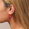 Wholesale Jewelry 316L Stainless Steel Gold Plated U Shaped Geometric Earrings For Women