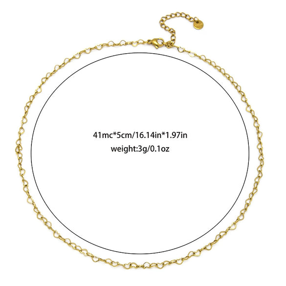 Wholesale Jewelry Stainless Steel Goldplated Geometric Star Snake Bone Chain Necklace For Women