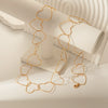 Wholesale Jewelry Stainless Steel Heart Pattern Electroplated Necklace