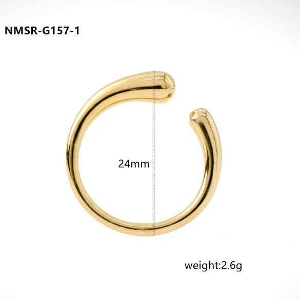 Wholesale Jewelry Stainless Steel Heart Shape Light Luxury Style Electroplated Love Women's Necklace Bracelet Ring Combination Suit