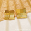 Wholesale Jewelry Stainless Steel Heartshaped Flower Geometric Earrings With Stamping