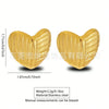 Wholesale Jewelry Stainless Steel Heartshaped Flower Geometric Earrings With Stamping