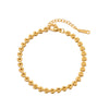 Wholesale Jewelry Stainless Steel Hollow Heart Woven Geometric Electroplated Bracelet For Women