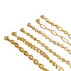Wholesale Jewelry Stainless Steel 18K Gold Geometric Electroplated Necklace Unisex