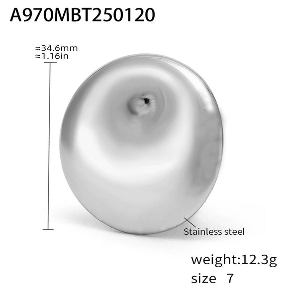 Wholesale Jewelry 316L Stainless Steel 18K Gold Plated Exaggerated Big Round Earrings With Stars Sun And Moon Clouds Universe Pattern