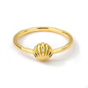 Wholesale Jewelry Stainless Steel 18K Gold Plated Starfish Ring For Ladies With Animal Zodiac Pattern