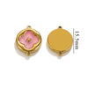 Wholesale Jewelry Stainless Steel 18K Goldplated Fourleaf Clover Double Hanging Bracelet Necklace Electroplating
