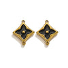 Wholesale Jewelry Stainless Steel 18K Goldplated Fourleaf Clover Double Hanging Bracelet Necklace Electroplating