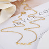 Wholesale Jewelry Stainless Steel Letter Handpainted Snake Bone Chain Necklace
