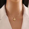 Wholesale Jewelry Stainless Steel Letter Pendant Necklace With Electroplating