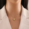 Wholesale Jewelry Stainless Steel Letter Pendant Necklace With Electroplating