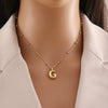 Wholesale Jewelry Stainless Steel Letter Pendant Necklace With Electroplating