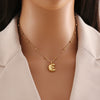 Wholesale Jewelry Stainless Steel Letter Pendant Necklace With Electroplating