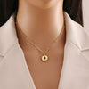 Wholesale Jewelry Stainless Steel Letter Pendant Necklace With Electroplating