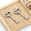 Wholesale Jewelry Stainless Steel Love Hollow Key Pendant Vacuum Electroplated Gold