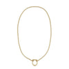 Wholesale Jewelry Stainless Steel Love Horseshoe Inlaid Zirconium Electroplated 18K Gold Color Necklace Bracelet Earrings