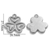 Wholesale Jewelry Stainless Steel Love Shell Flower Multishape Pendant Necklace With 18K Electroplating