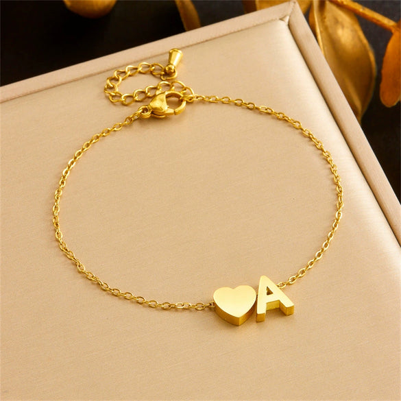 Wholesale Jewelry Stainless Steel Minimalist Love Water Drops Bells Pendant Necklace Bracelet Set With Electroplating