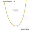Wholesale Jewelry 316L Stainless Steel Natural Stone Freshwater Pearl Geometric Electroplated Necklace For Women