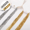 Wholesale Jewelry Stainless Steel O Word Chain Original Design Geometric Electroplating Diy Christmas Accessories Making Materials