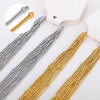 Wholesale Jewelry Stainless Steel O Word Chain Original Design Geometric Electroplating Diy Christmas Accessories Making Materials