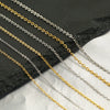 Wholesale Jewelry Stainless Steel Ochain Fashion Geometric Hirback Electroplated For Women