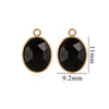 Wholesale Jewelry Stainless Steel Oval Round Fivepointed Star Dropshaped Love Crystal Glass Pendant Earrings Necklace Handmade Electroplating