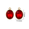 Wholesale Jewelry Stainless Steel Oval Round Fivepointed Star Dropshaped Love Crystal Glass Pendant Earrings Necklace Handmade Electroplating