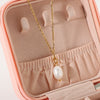 Wholesale Jewelry Stainless Steel Pearl Pendant Necklace 18K Gold Plated For Women