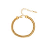 Wholesale Jewelry Stainless Steel Personality Bead Chain Bracelet Electroplated
