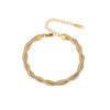 Wholesale Jewelry Stainless Steel Personality Bead Chain Bracelet Electroplated