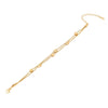 Wholesale Jewelry Stainless Steel Personality Bead Chain Bracelet Electroplated