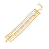 Wholesale Jewelry Stainless Steel Personality Bead Chain Bracelet Electroplated