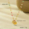 Wholesale Jewelry Stainless Steel Plated 18K Gold Shell Starfish Pendant Necklace Bracelet For Women