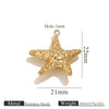 Wholesale Jewelry Stainless Steel Pvd Gold Plated Hollow Ocean Shell Pendant Conch Turtle Animal Shape Bracelet Accessories Charm