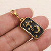 Wholesale Jewelry Stainless Steel Rectangular Tarot Star Band Lobster Buckle With Enamel And Totem Pattern Electroplating Treatment