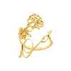 Wholesale Jewelry Stainless Steel Ring With Letters Numbers Text Electroplated