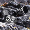Wholesale Jewelry Stainless Steel Rotating Suit Ring With Geometric Pattern And Polishing Treatment