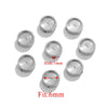 Wholesale Jewelry Stainless Steel Round Enamel Beaded Geometric Totem Electroplated Necklace