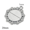Wholesale Jewelry Stainless Steel Round Pendant Handmade Vacuum Plated Geometric Style