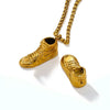 Wholesale Jewelry Stainless Steel Shoe Hook Pendant Ocean Life Pattern Electroplating Trendy Diy Accessories