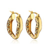 Wholesale Jewelry Stainless Steel Snake Bone Chain And Snake Pattern Earrings For Women With Electroplating Treatment And Personality Style