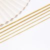 Wholesale Jewelry Stainless Steel Snake Bone Chain Necklace Women's Geometric Style Plated With 24K Gold Pigment